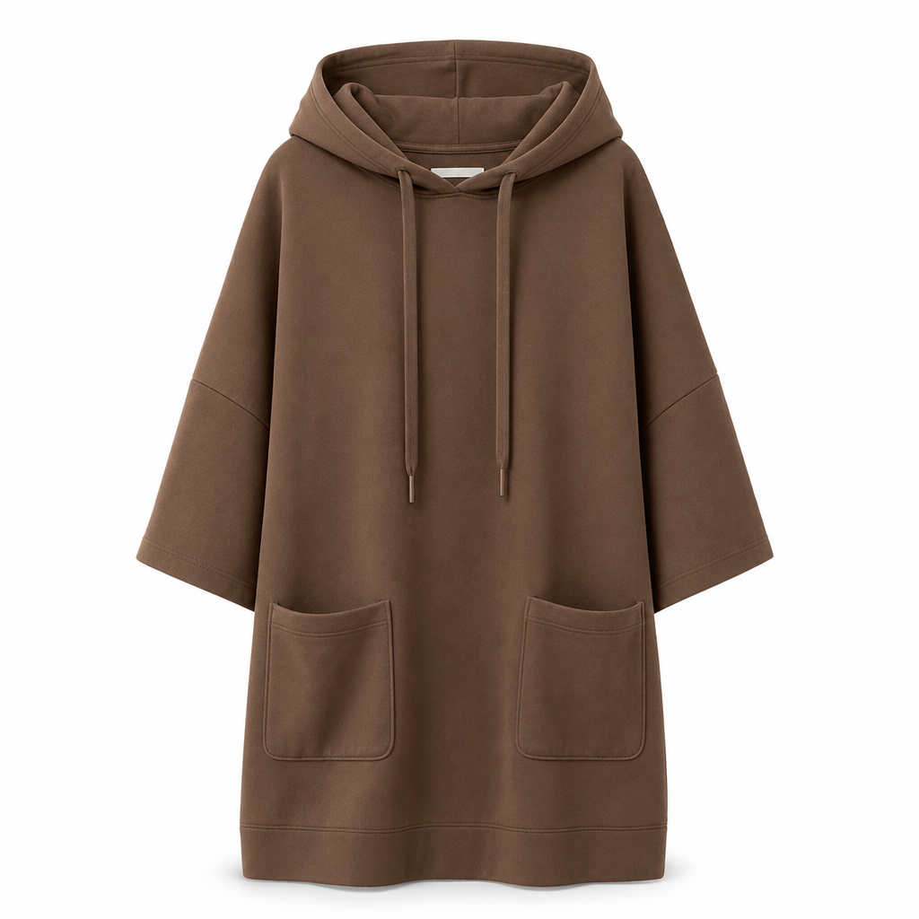 😍Casual effen capuchontrui voor dames