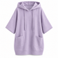 😍Casual effen capuchontrui voor dames