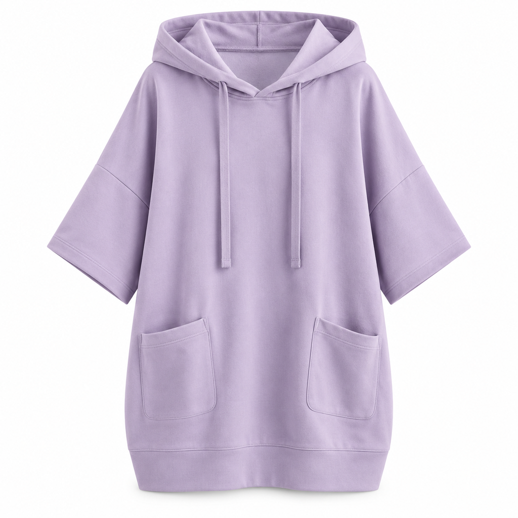 😍Casual effen capuchontrui voor dames