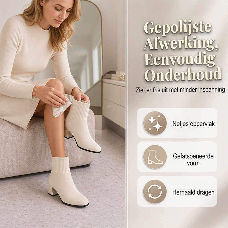 🔥Gratis verzending✈️Elastische gebreide sokkenlaarzen voor dames