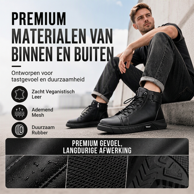 🔥Gratis verzending✈️Waterdichte gevechtslaarzen voor heren van echt leer