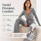 😍Dames Geribbelde Jack met Capuchon en Ritssluiting & Flared Broek Set