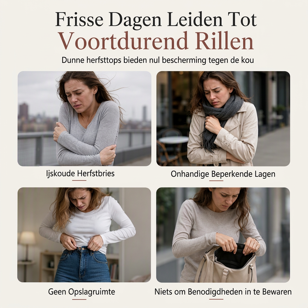 🤎 Warme Dames Top met Lange Mouwen en Ronde Hals – Comfortabel Basic Shirt met Zachte Pasvorm & Tijdloze Stijl ✨