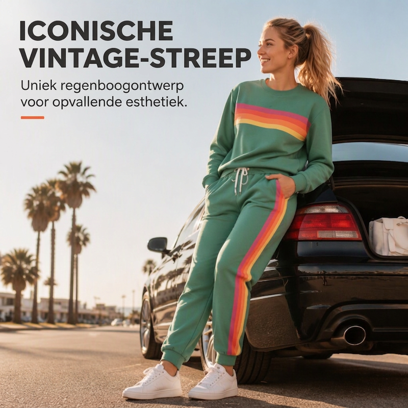 🔥Gratis verzending✈️2-delige casual set: sweatshirt en joggingbroek voor dames