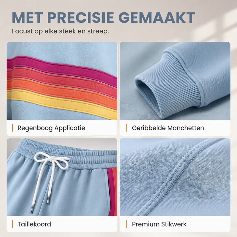 🔥Gratis verzending✈️2-delige casual set: sweatshirt en joggingbroek voor dames