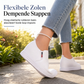 😍Zachte leren instapschoenen voor dames met verborgen hoogteverhoging, platte antislipzool