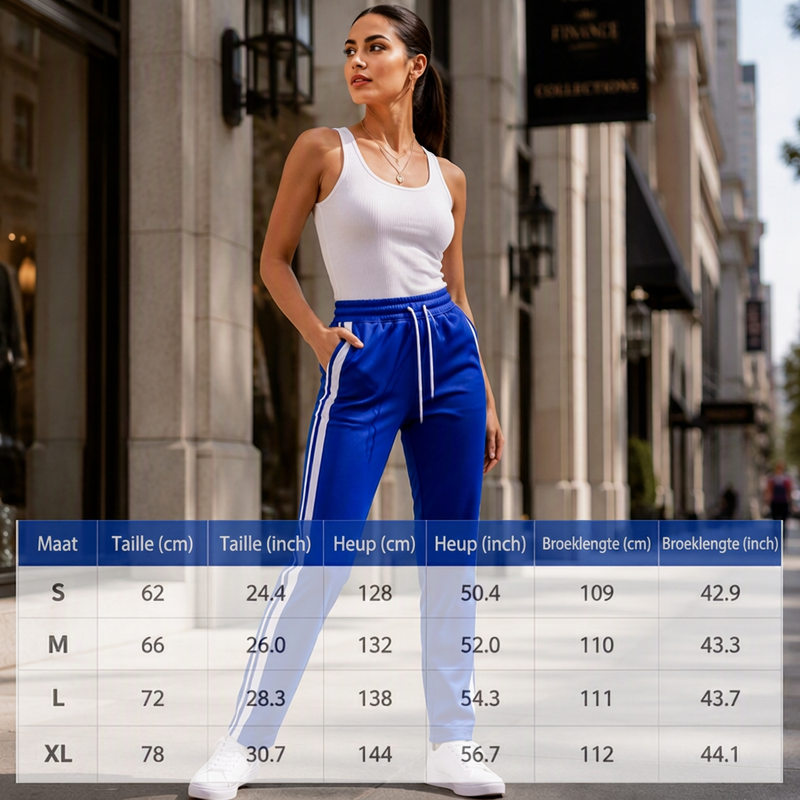 🔥Gratis verzending✈️🏃 Dames Gedrapeerde Motion Sportbroek – Comfortabele Trainingsbroek met Flexibele Pasvorm & Sportieve Look ✨
