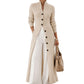 🔥Gratis verzending✈️Dames Lang Vest Duster Trui Jas met Kabelpatroon en Colkraag