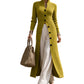 🔥Gratis verzending✈️Dames Lang Vest Duster Trui Jas met Kabelpatroon en Colkraag