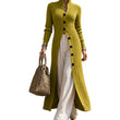 🔥Gratis verzending✈️Dames Lang Vest Duster Trui Jas met Kabelpatroon en Colkraag