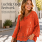 🧶 Dames Gebreide Trui met Gehaakte Opengewerkte Patronen – Elegante Casual Sweater met Zachte Pasvorm & Unieke Details ✨