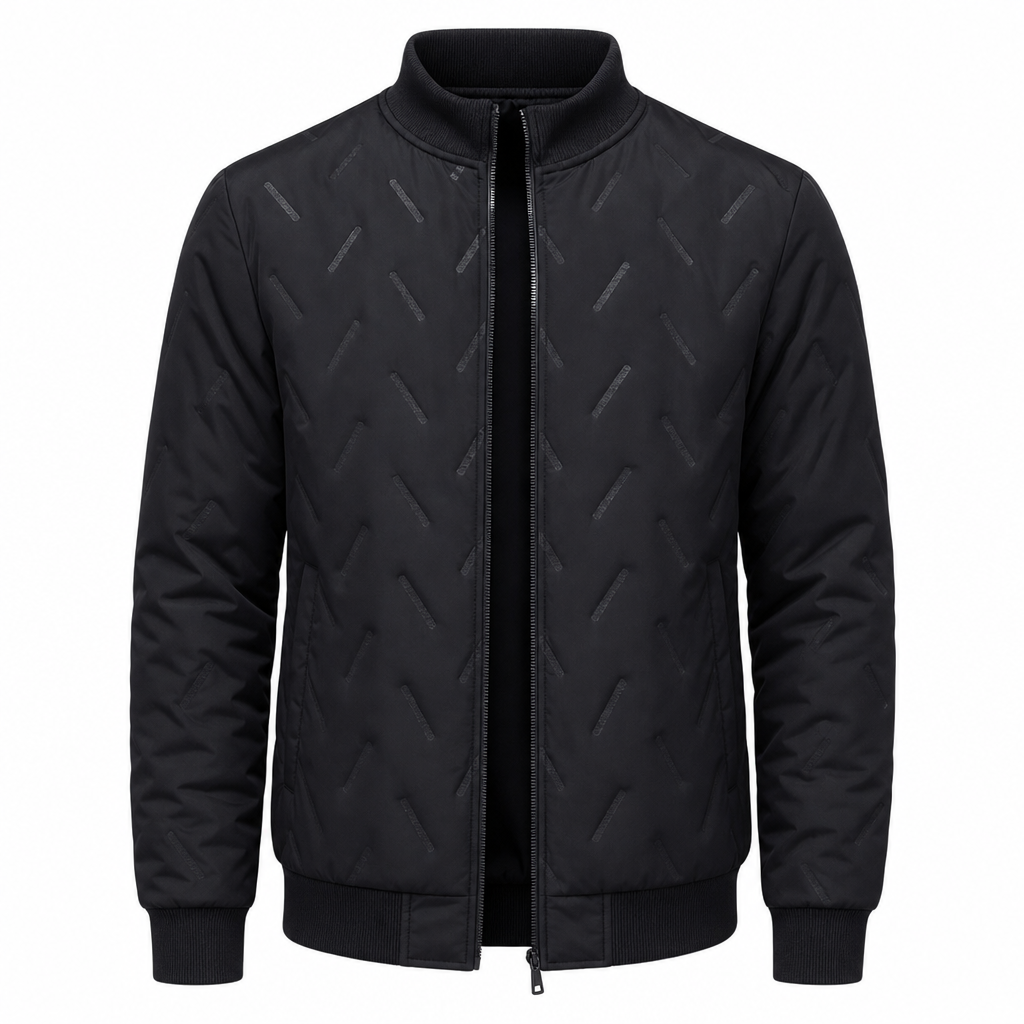 🧥 Heren Winterjas met Fleecevoering & Gewatteerde Vulling – Warme Jas met Comfortabele Pasvorm en Bescherming tegen Koude Dagen ✨