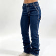 🔥Gratis verzending✈️Retro high-stretch bootcut jeans voor dames