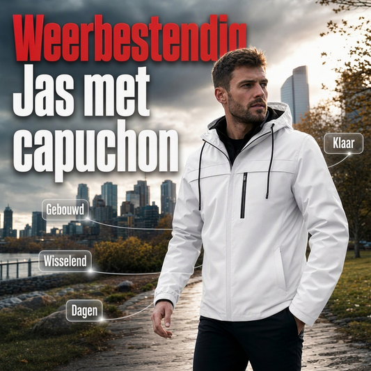 🧥Weerbestendige jas met capuchon✨ | Nu met korting!