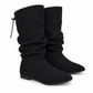 🔥Gratis verzending✈️Lace-up slouchy-laarzen voor dames, kuitlengte