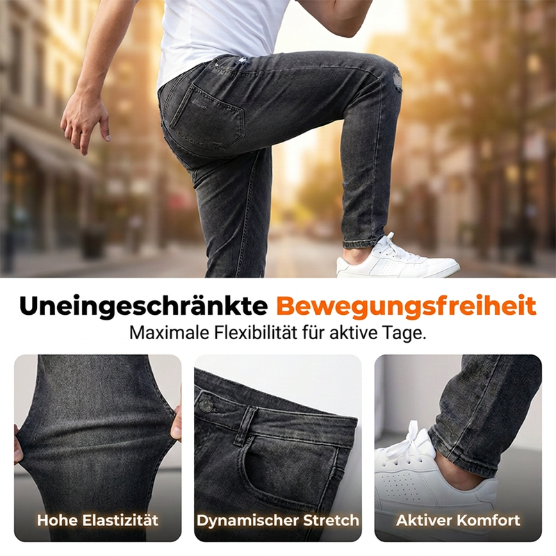 👖Gescheurde stretch-skinny-jeans voor heren