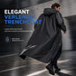 🌧️Lange EVA-regenjasponcho met capuchon