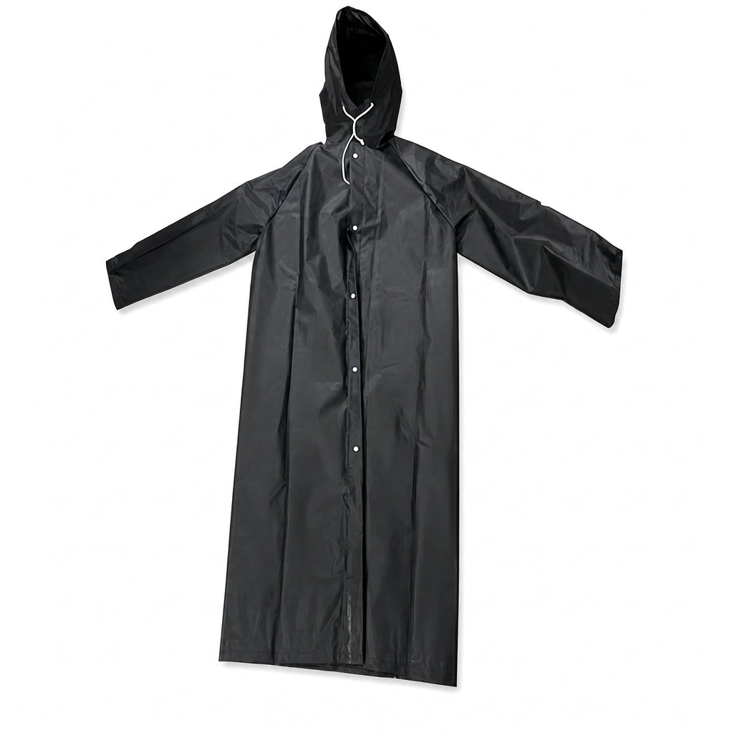 🌧️Lange EVA-regenjasponcho met capuchon
