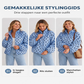 😍Casual jack met stippen en rits voor dames