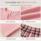 🔥Gratis verzending✈️Dames Gebreide Top & Geruite Legging Set – Trendy 2-Delige Outfit met Comfortabele Pasvorm 👗