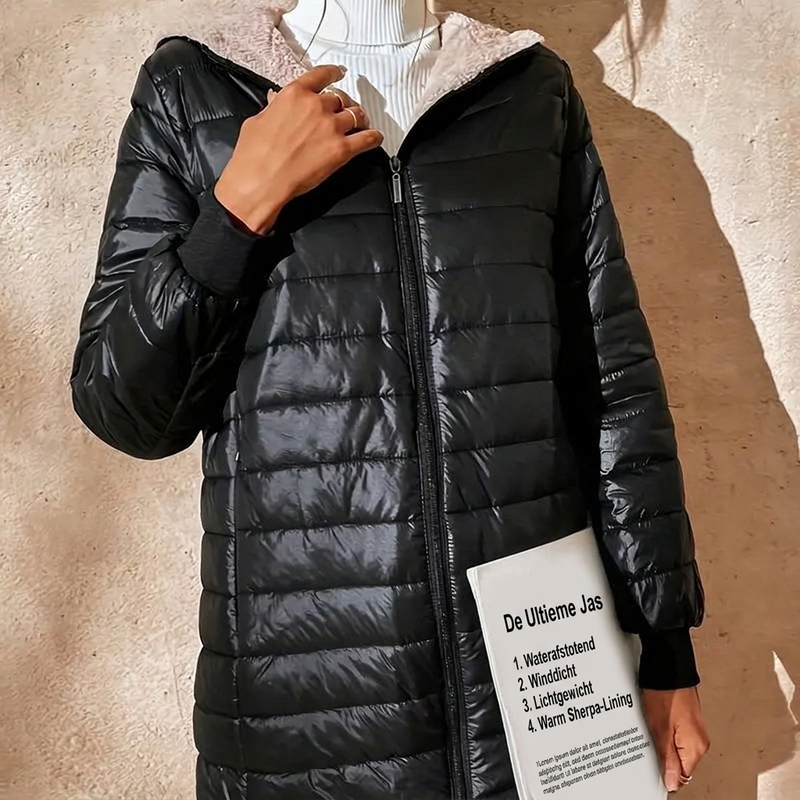 🔥Gratis verzending✈️ – Gewatteerde dames winterjas met capuchon 🧥 Warme vulling, comfortabele pasvorm & bescherming tegen koude dagen ✨