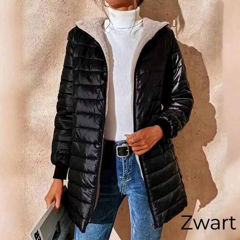 🔥Gratis verzending✈️ – Gewatteerde dames winterjas met capuchon 🧥 Warme vulling, comfortabele pasvorm & bescherming tegen koude dagen ✨