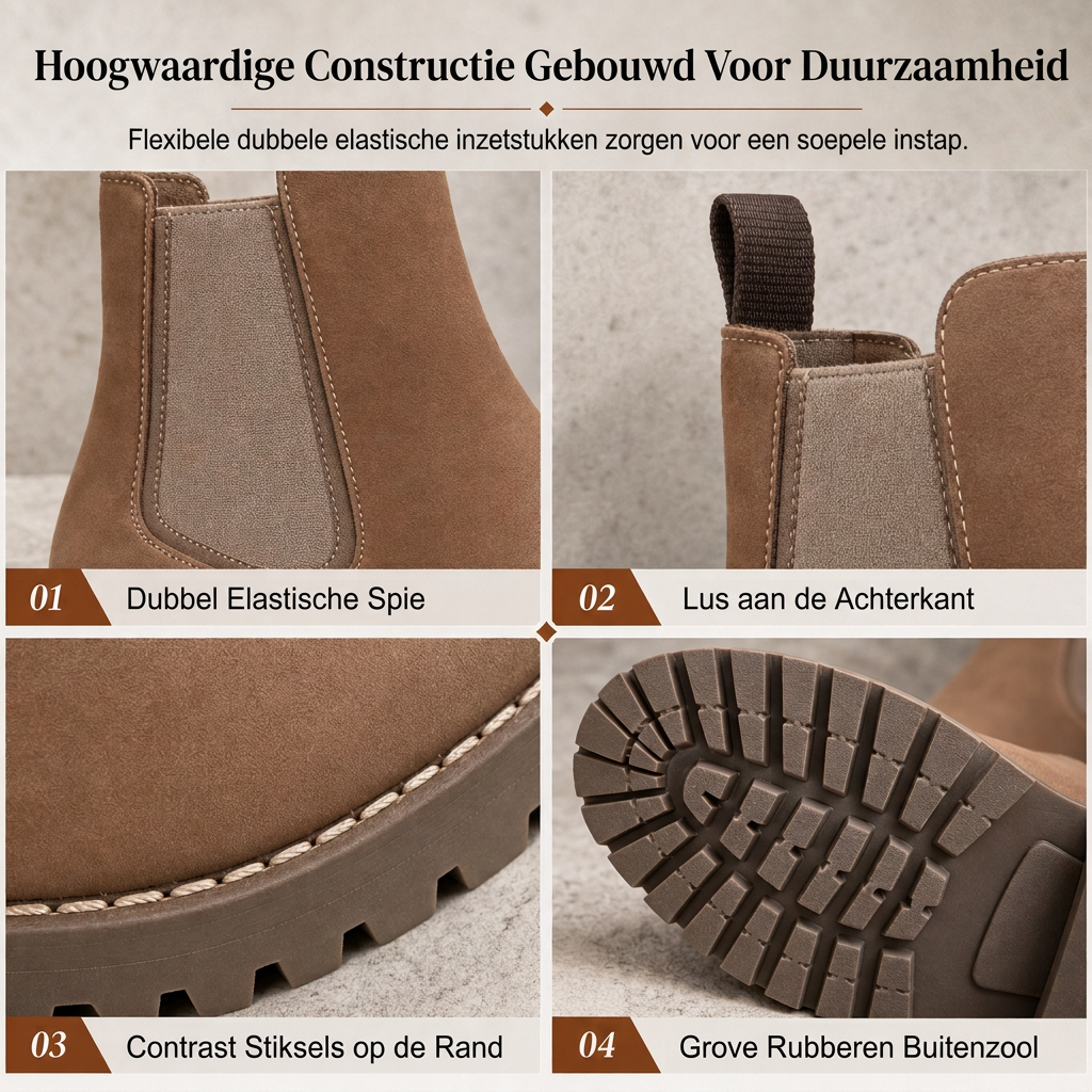 🔥Gratis verzending✈️ – Casual enkellaarsjes voor dames 👢 Comfortabele pasvorm, warme feel & makkelijk te combineren ✨