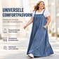 🔥Gratis verzending✈️ Dames Denim Maxi-Jurk met Bretels – Oversized Pasvorm voor een Casual & Trendy Stijl 👗