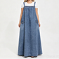 🔥Gratis verzending✈️ Dames Denim Maxi-Jurk met Bretels – Oversized Pasvorm voor een Casual & Trendy Stijl 👗