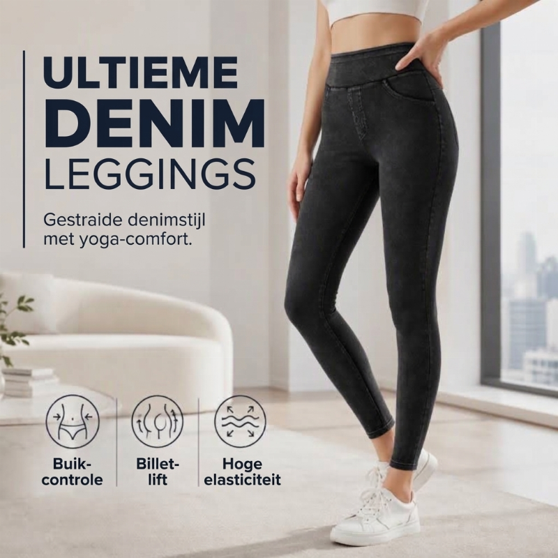 😍👖Hogetailleerde jeans voor dames met afslankend effect