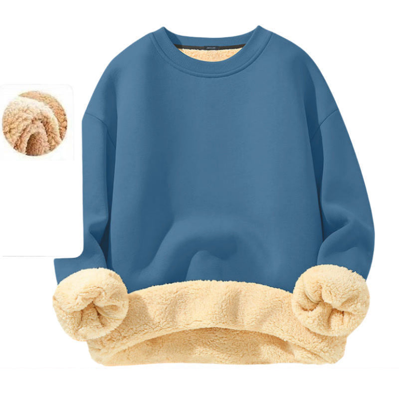 🔥Heren sweatshirt met ronde hals en fleece voering