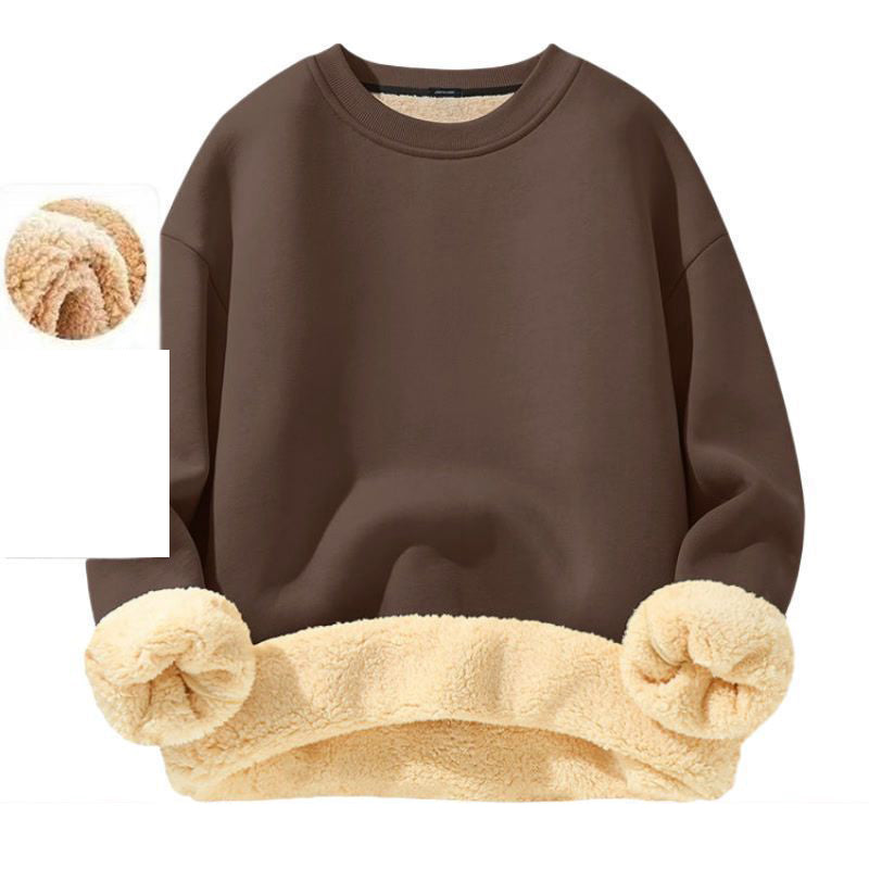 🔥Heren sweatshirt met ronde hals en fleece voering