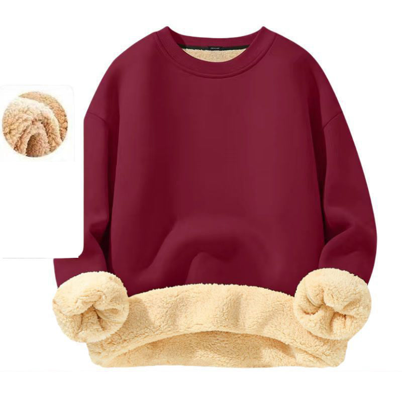 🔥Heren sweatshirt met ronde hals en fleece voering