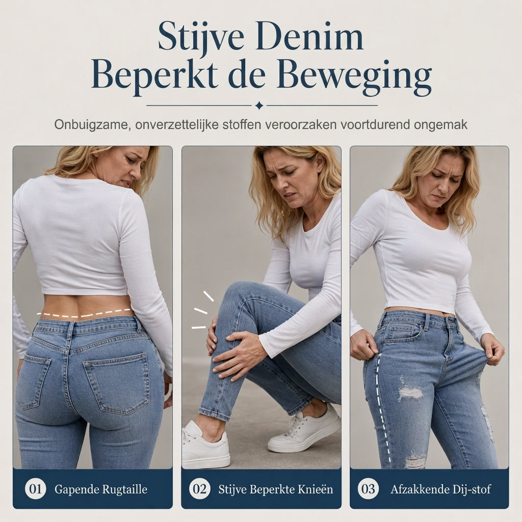 🔥Gratis verzending✈️Dames skinny jeans met hoge taille 👖 Gescheurde denimlook, stretch comfort & flatterende pasvorm ✨