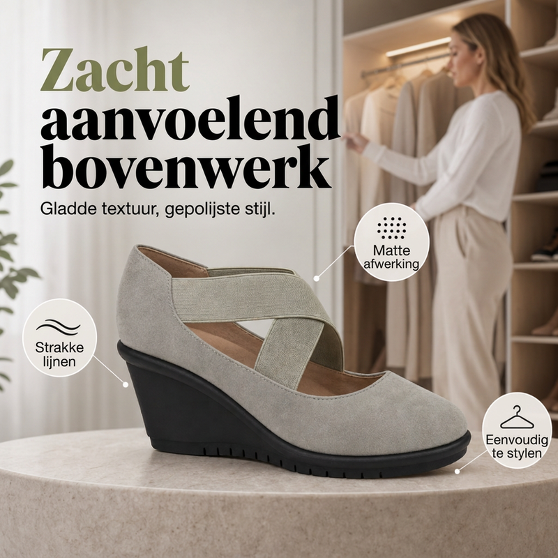 😍Instap comfortabele damesschoenen met sleehak🔥