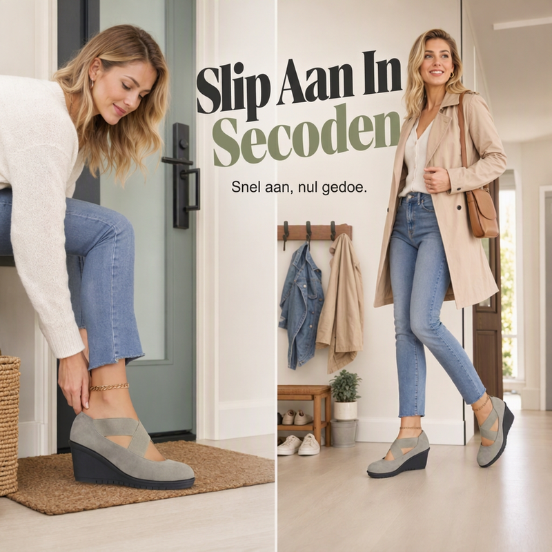 😍Instap comfortabele damesschoenen met sleehak🔥