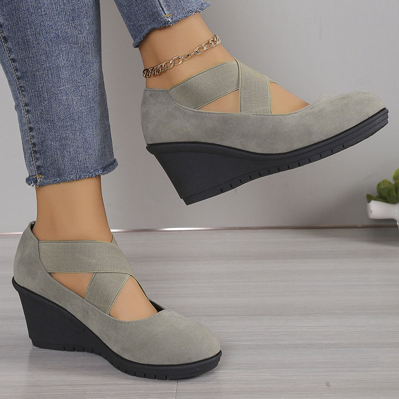 😍Instap comfortabele damesschoenen met sleehak🔥