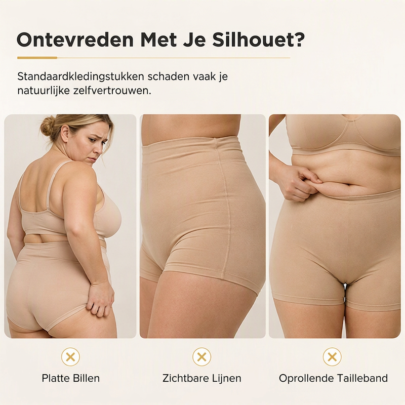 💎 Exclusieve Deal – Gevoerde shapewear short voor dames 👙 Hoge taille, buikcontrole & comfortabele ondersteuning voor een mooi silhouet ✨