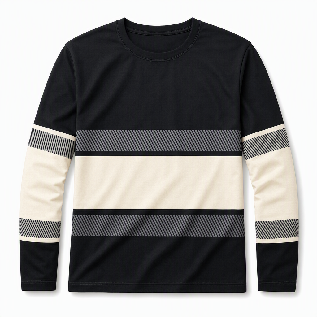🆕 Nieuw & Trendy – Casual heren T-shirt met lange mouwen 👕 Zachte pasvorm, veelzijdige stijl & comfortabel voor elke dag ✨