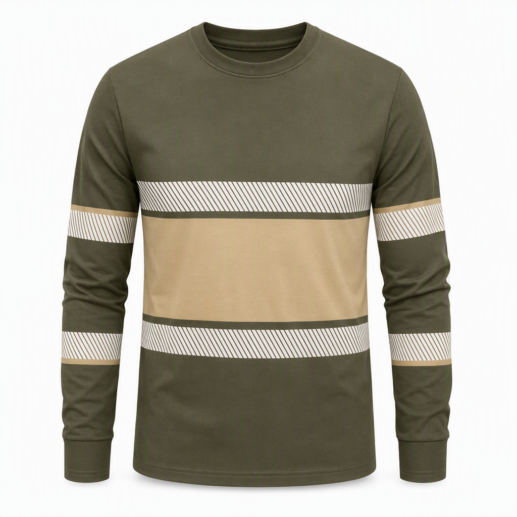 🆕 Nieuw & Trendy – Casual heren T-shirt met lange mouwen 👕 Zachte pasvorm, veelzijdige stijl & comfortabel voor elke dag ✨