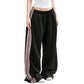 ✨ Nieuw & Trendy 👖 Dames Wide Leg Joggingbroek met Zijstrepen – Comfortabele Sportieve Broek met Modieuze Pasvorm