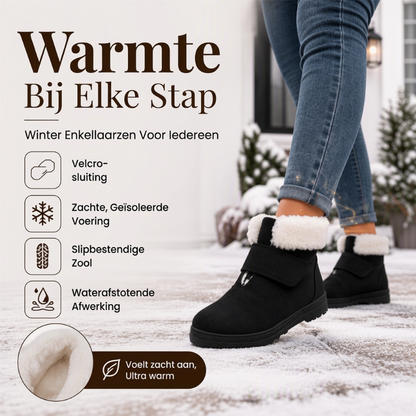 Antislip winterlaarzen voor dames, warm gevoerde snowboots