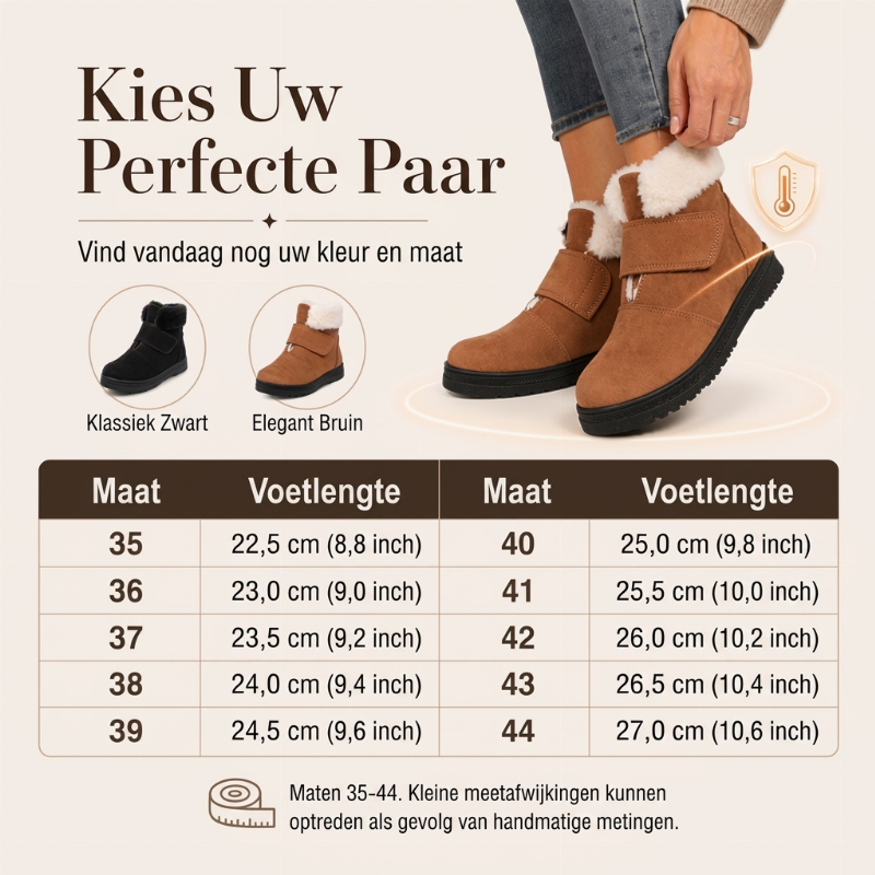 Antislip winterlaarzen voor dames, warm gevoerde snowboots
