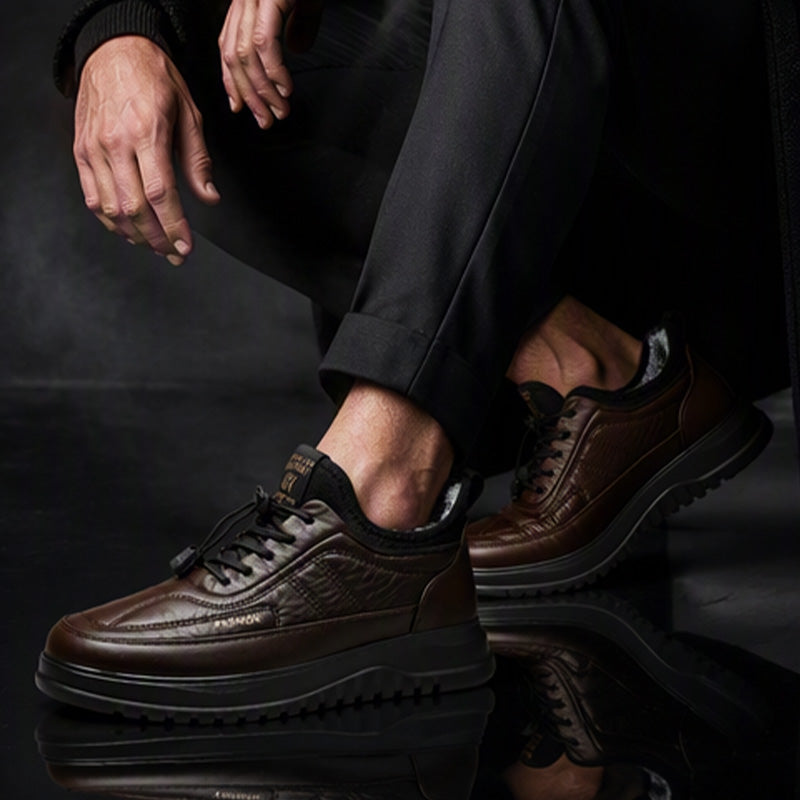 Antislip schoenen voor heren met warme voering