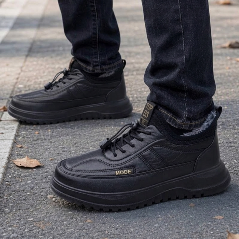 Antislip schoenen voor heren met warme voering