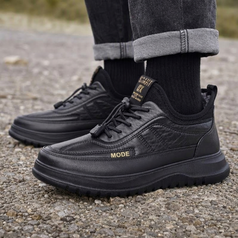 Antislip schoenen voor heren met warme voering