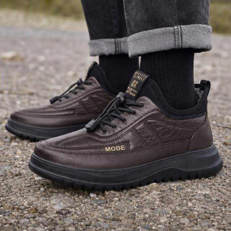 Antislip schoenen voor heren met warme voering