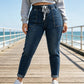 💥 Tijdelijke Korting ✨ Dames Jeans met Elastische Taille & Zakken – Comfortabele Spijkerbroek met Perfecte Pasvorm voor Elke Dag