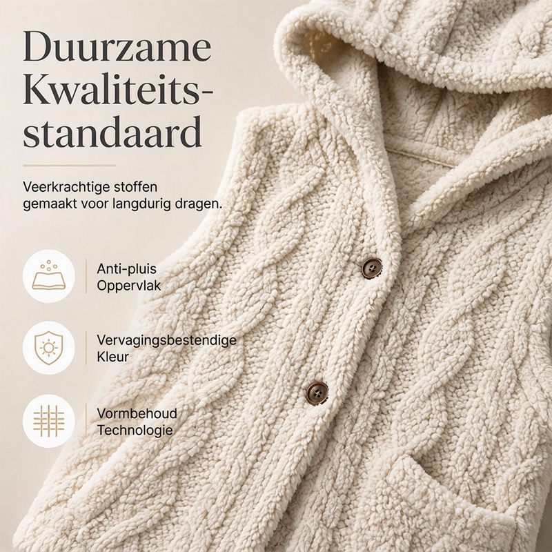 🔥Gratis verzending✈️ Dames Warme Bodywarmer met Capuchon – Gezellig Gewatteerd Vest met Comfortabele Pasvorm & Casual Winterlook