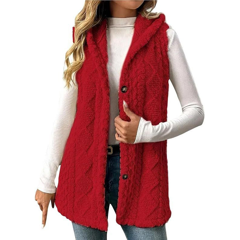 🔥Gratis verzending✈️ Dames Warme Bodywarmer met Capuchon – Gezellig Gewatteerd Vest met Comfortabele Pasvorm & Casual Winterlook